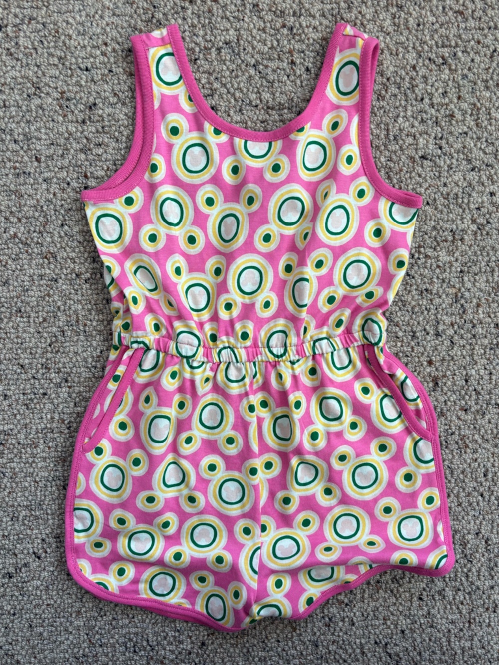 Hanna Andersson Disney Mickey Mouse Romper- Brand New! Size Child 6-7